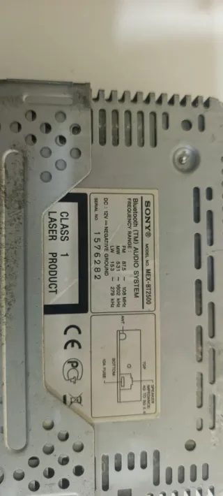 Radio Sony MEX-BT2500 Bluetooth MP3