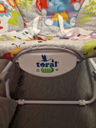 Hamaca para bebé con diseño de animales  vibración