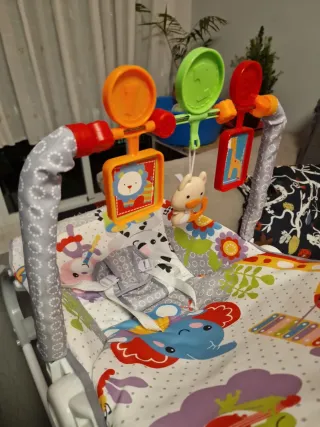 Hamaca para bebé con diseño de animales  vibración