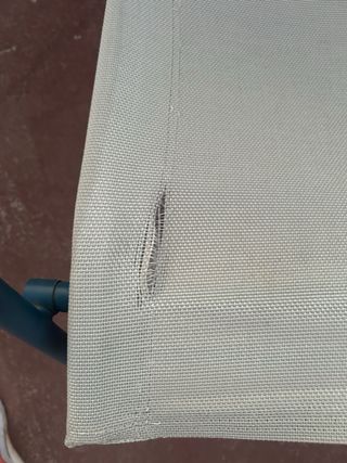 2 Poltrone a Dondolo per Esterno Beige