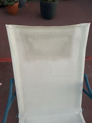 2 Poltrone a Dondolo per Esterno Beige