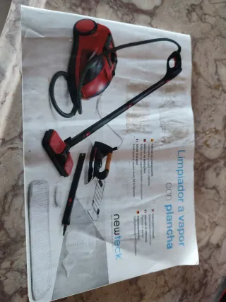 Limpiador a vapor con plancha Newteck