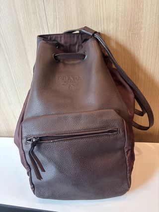 Zaino Prada Pelle Marrone