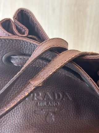 Zaino Prada Pelle Marrone