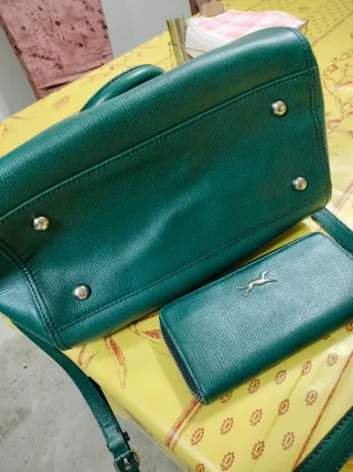 Bimba y Lola Bolso y Cartera Verde