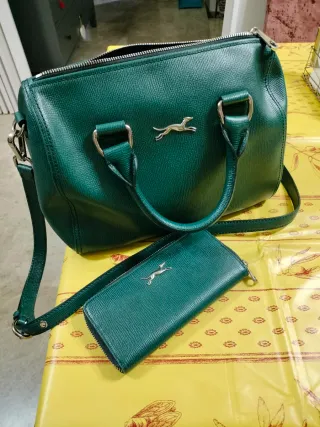 Bimba y Lola Bolso y Cartera Verde