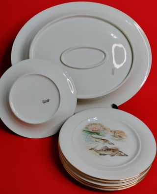 Vajilla Limoges para pescado