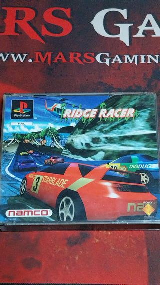 Juego PS1 Ridge Racer Namco Carreras -SOLO CAJA-