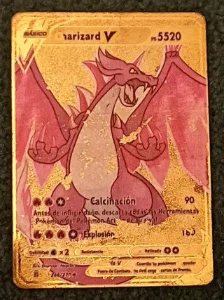 Lote 2 Cartas Pokémon Doradas Pikachu V