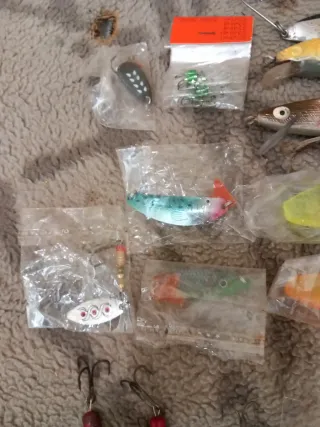 Lote señuelos pesca variados