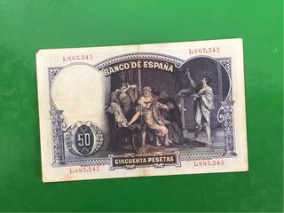 Billete 50 Pesetas Banco de España 1931