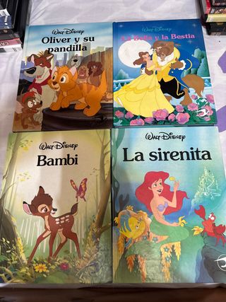 4 clásicosde Walt Disney en tapa dura