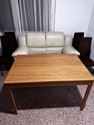Lote Muebles Salón:Sofá,Mesa, Sillas,estanteria...