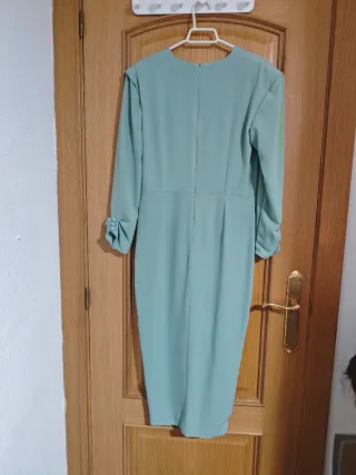Vestido Alma Blanca verde agua Talla M