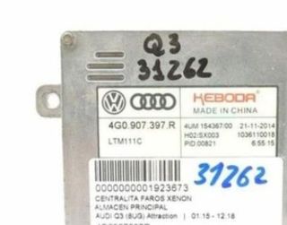 Centralita faros xenon audi 4g0907397r q3 1923673
