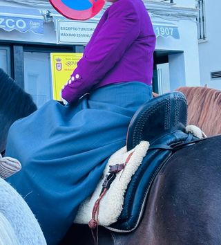 Traje amazona niña falda y chaqueta