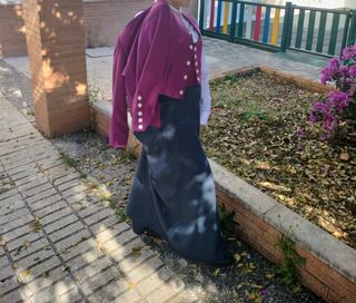 Traje amazona niña falda y chaqueta