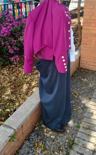 Traje amazona niña falda y chaqueta