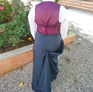 Traje amazona niña falda y chaqueta