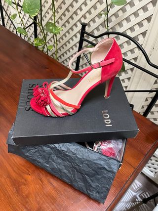 Zapatos Lodi Tacon Fiesta Talla 39