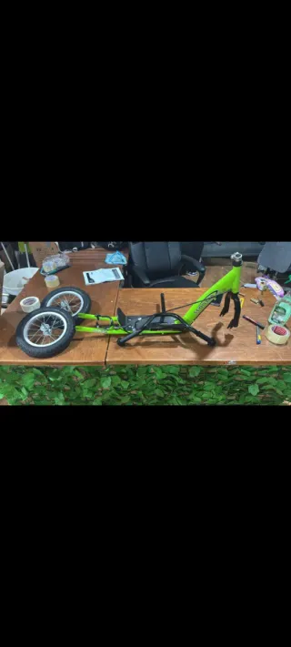 Patinete infantil verde 5+ años Scooter