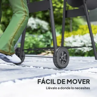 Barbacoa Carbón 3 en 1 Ahumador Parrilla