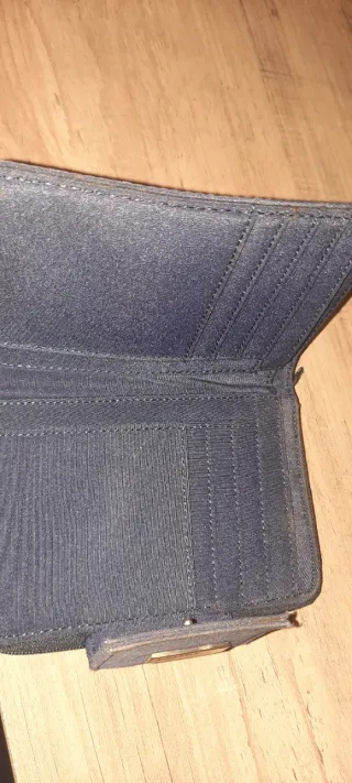 Monedero Conty's azul y gris