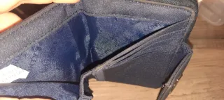 Monedero Conty's azul y gris