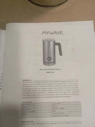 MYWAVE Espumador de Leche MOCHA