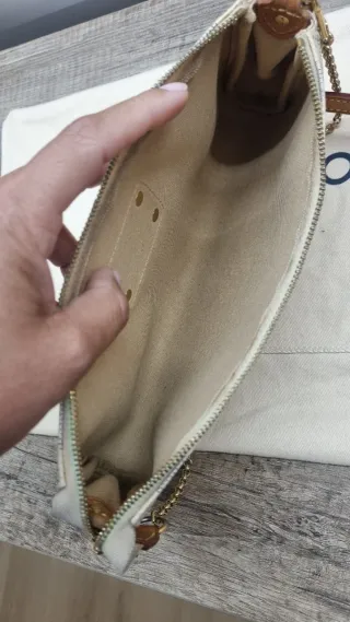 Bolso Louis Vuitton Eva Damier Azur