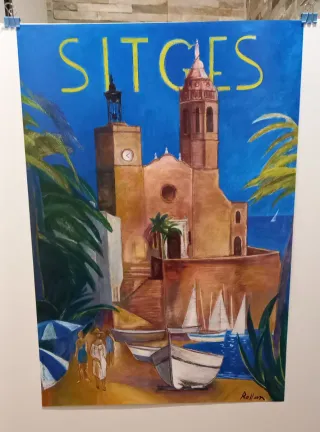 Póster artístico Sitges