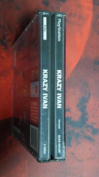 Juego PS1 KRAZY IVAN -SOLO CAJA Y MANUAL-