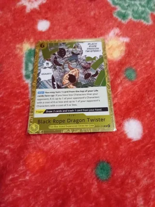 Black Rope Dragon Twister EB04-059 - One Piece