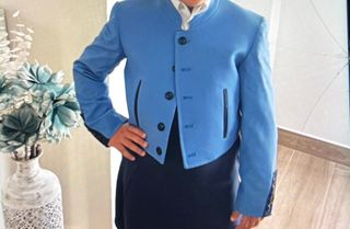 Chaqueta amazona niña azul