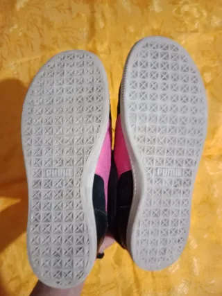 Zapatillas Puma Talla 36 Negras y Rosas