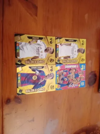 Adrenalyn XL: Balones de Oro y Champions