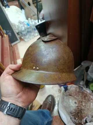 Casco Francés Adrián Guerra Civil Española