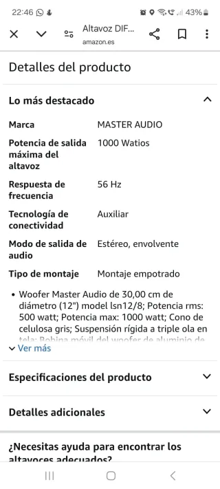 Caja de altavoces