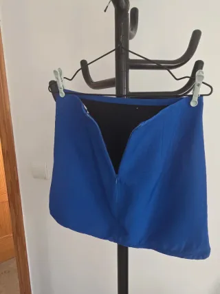 Falda Zara azul