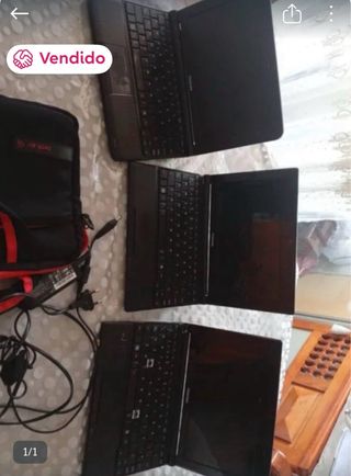 3 Portátiles toshiba