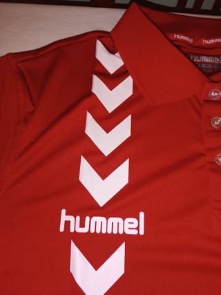 Polo sportivo Hummel XXL uomo rosso