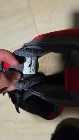 Nike Air More Uptempo Grigio Rosso Taglia 44