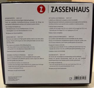 Juego Cuchillos Queso Zassenhaus