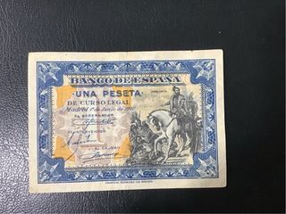 Billete 1 Peseta Banco de España 1940