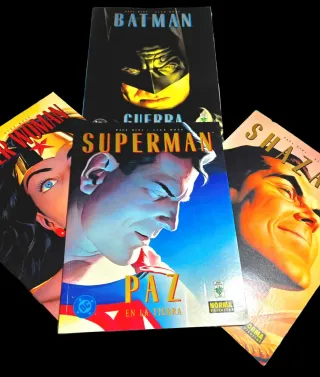 Lote Superman, Batman, Shazam y Wonder woman