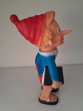 Pupazzo Pinocchio Rubbertoys anni 60