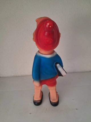 Pupazzo Pinocchio Rubbertoys anni 60