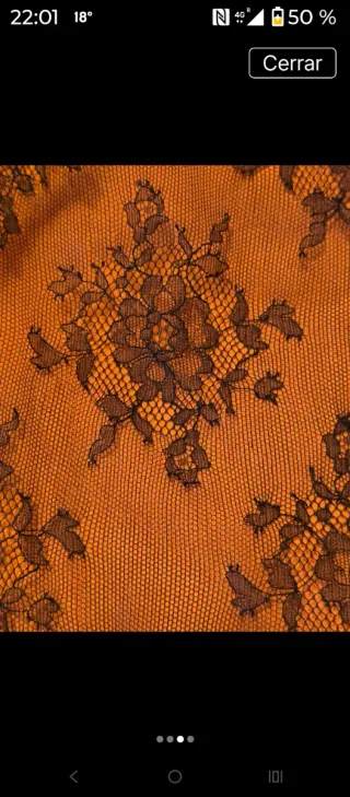 Mantilla negra de encaje
