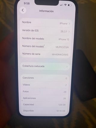 iPhone 13 128GB Azul