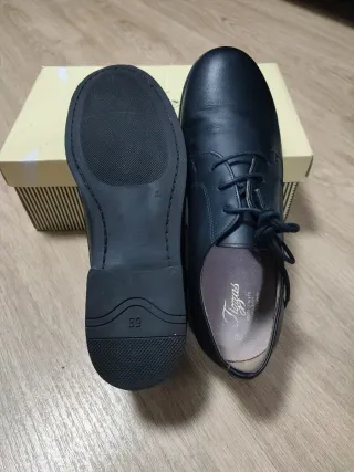 Zapatos niño comunión azul marino